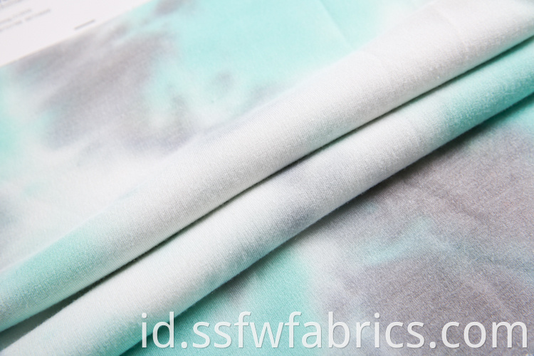 Tie Dye Knitted Fabric